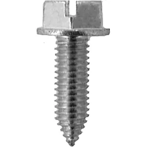 AUVECO PAK SLOTTED HEX WASHER HEAD ZINC M6-1.0 X 20MM