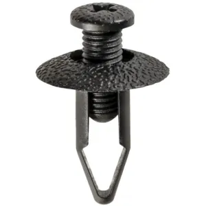 AUVECO AP17472 Push-Type Screw-Type with Closed End Bumper Fascia Retainer, 20 mm Dia Head, Black, For Nissan