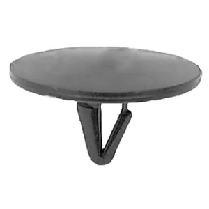 AUVECO AP17975 Single Head Type 2 Hood Insulation Retainer, 1-3/16 in Dia Bottom Head, Nylon, Black
