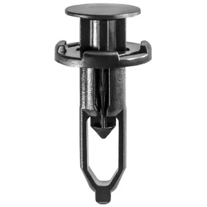 AUVECO AP18873 Push-Type with Closed End Rear Bumper Cover Retainer, 18 mm Dia Head, Nylon, Black