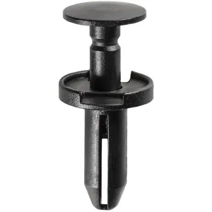 AUVECO AP19422 Push-Type with Drive Pin Fascia Retainer, 23/32 in Dia Head x 29/32 in L Stem, Nylon, Black