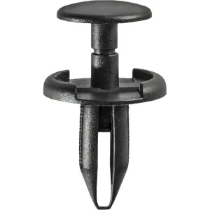 AUVECO AP19639 Push-Type with Closed End Fender and Front Bumper Cover Retainer, 17 mm Dia Head, Nylon, Black