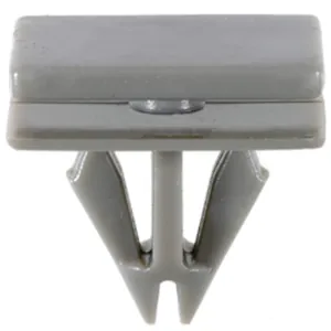 AUVECO AP19822 Rocker Panel Molding Clip, (9/16 x 3/4 in Top x 5/8 x 3/4 in Bottom) Head, Nylon, Gray