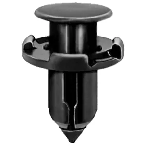 AUVECO AP20247 Push-Type with Drive Pin Type 4 Fender and Bumper Retainer, 18 mm Dia Head x 12 mm L Stem, Nylon
