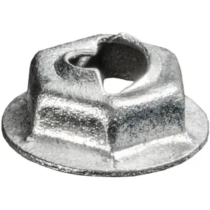 AUVECO AP2897 Hex Washer Thread Cutting Nut, 1/4 in Stud x 1/4 in Across Flats, Zinc