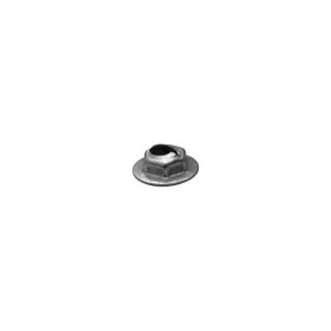 AUVECO AP3405 Hex Washer Thread Cutting Nut, 1/4 in Stud x 7/16 in Across Flats, Zinc
