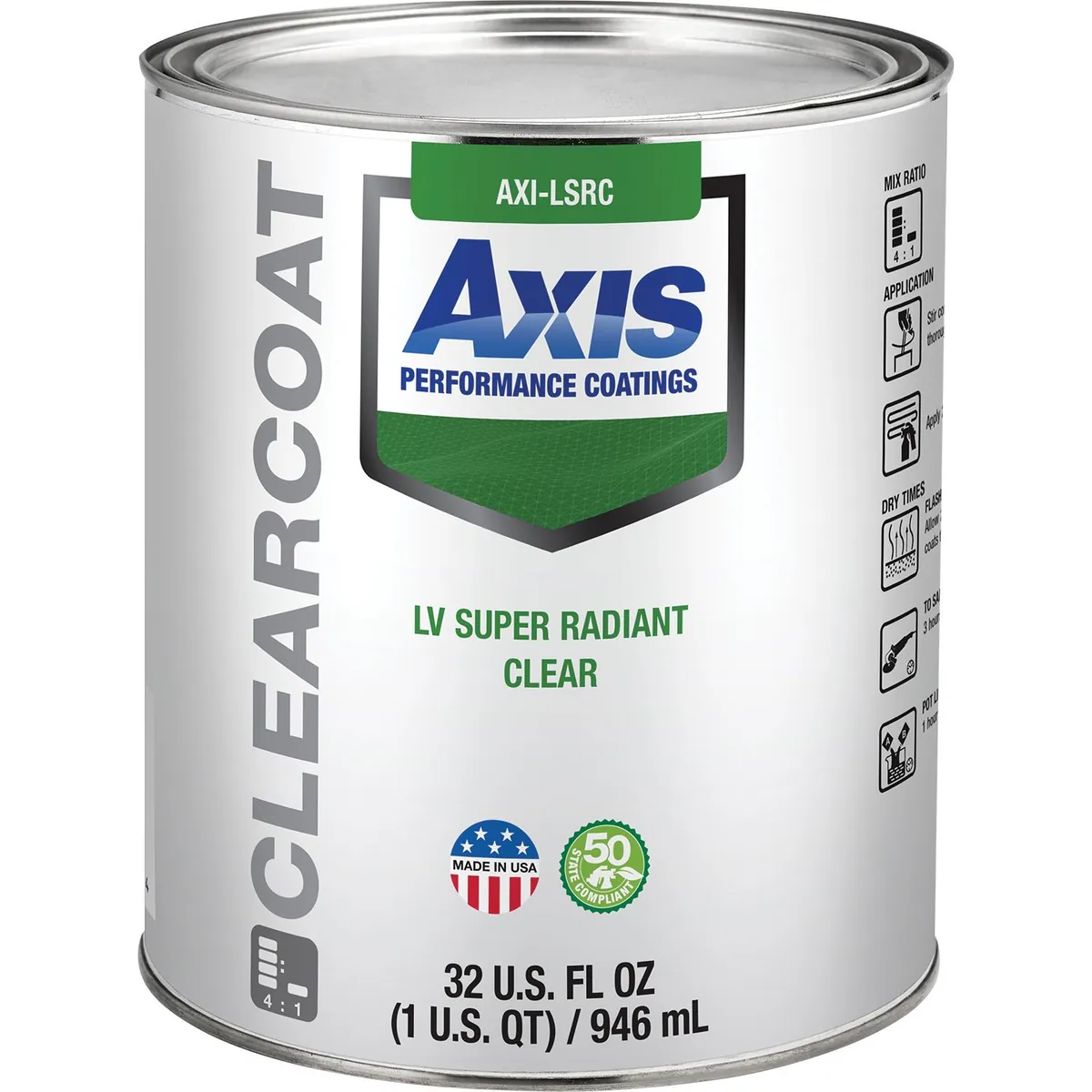 LV Super Radiant Clear Qt - Low VOC