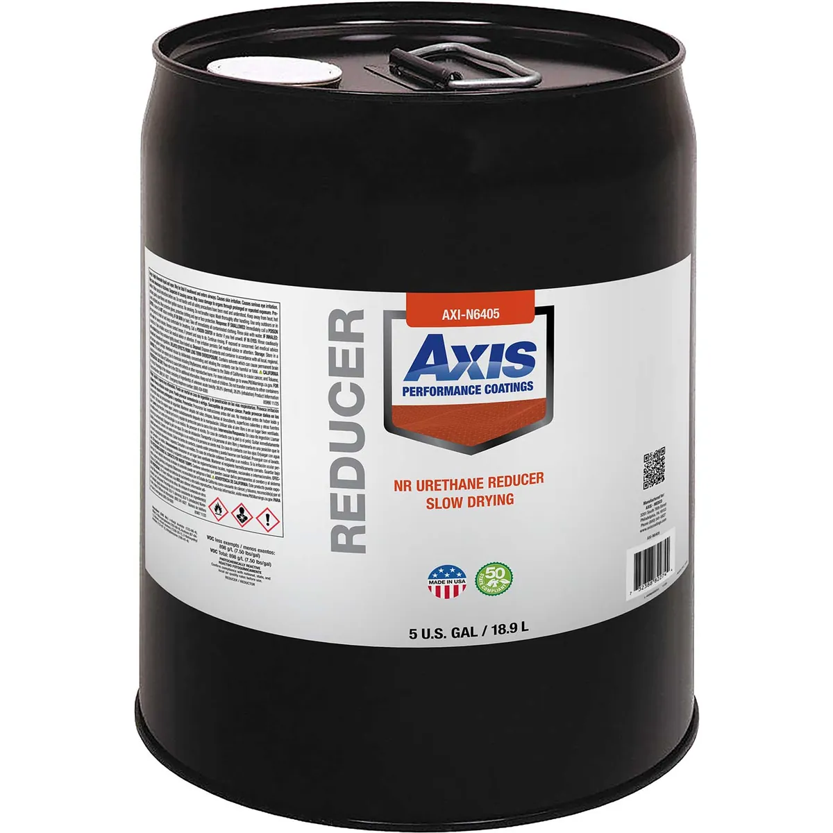 Urethane Reducer Slow Drying 5 Gal - National Rule