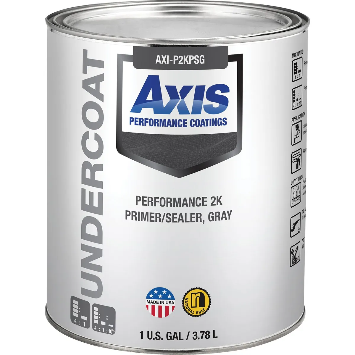 Performance 2K Primer/Sealer Gray Gallon - Low VOC