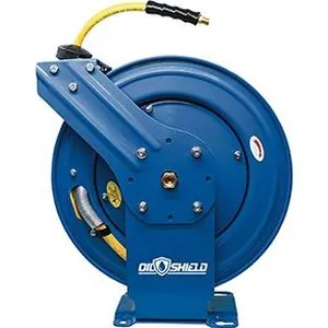 OilShield Rubber Air Hose Reel Dual Arm Assembly 3/8in x 100ft
