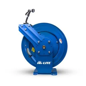BluBird AG-Lite Rubber Water Hose Reel Dual Arm Assembly 3/4" x 65'