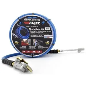 BluBird Rubber Air Hose Fleet Edition 3/8" x 50'