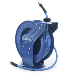 BluBird Rubber Air Hose Reel Dual Arm Assembly 3/8" x 50'
