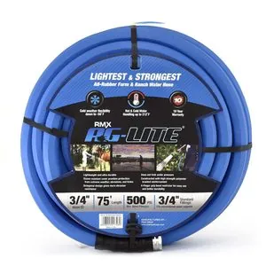 BluBird AG - Lite Rubber Water Hose Assembly 3/4" x 75'
