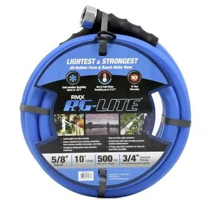 BluBird AG - Lite Rubber Water Hose Assembly 5/8" x 10'