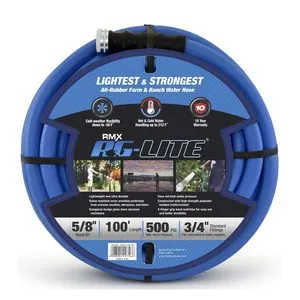 BluBird AG - Lite Rubber Water Hose Assembly 5/8" x 100'