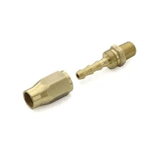BluBird Fast Fix - 3/8" Air Hose Assembly Repair Fitting - w/ 1/4" MNPT Fixed