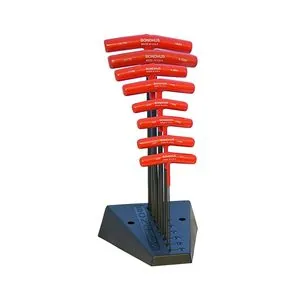 Bondhus Corp. 8pc Set T-Hnds 9" 2-10M w/Stan