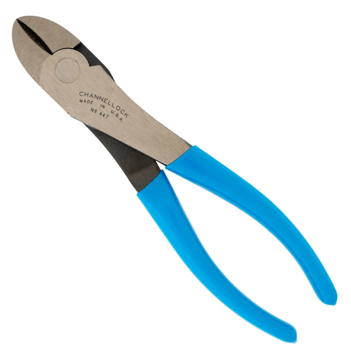 Channellock 447 8 Inch High Leverage Curved Diagonal Cutting Pliers