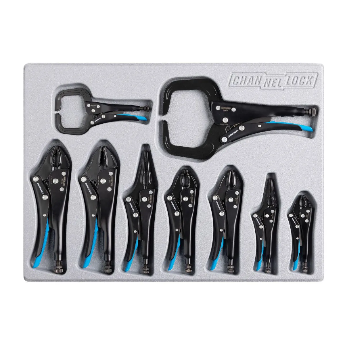 Channellock PC-L1 9 Piece Locking Pliers Set W/Tray