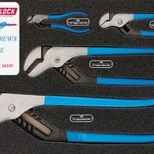 SET 424 426 440 460 TONG UE & GROOVE PLIERS W TRA