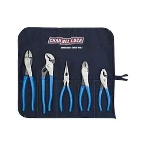 Tool Roll-1 5pc Technicians Pliers Set With Tool Roll