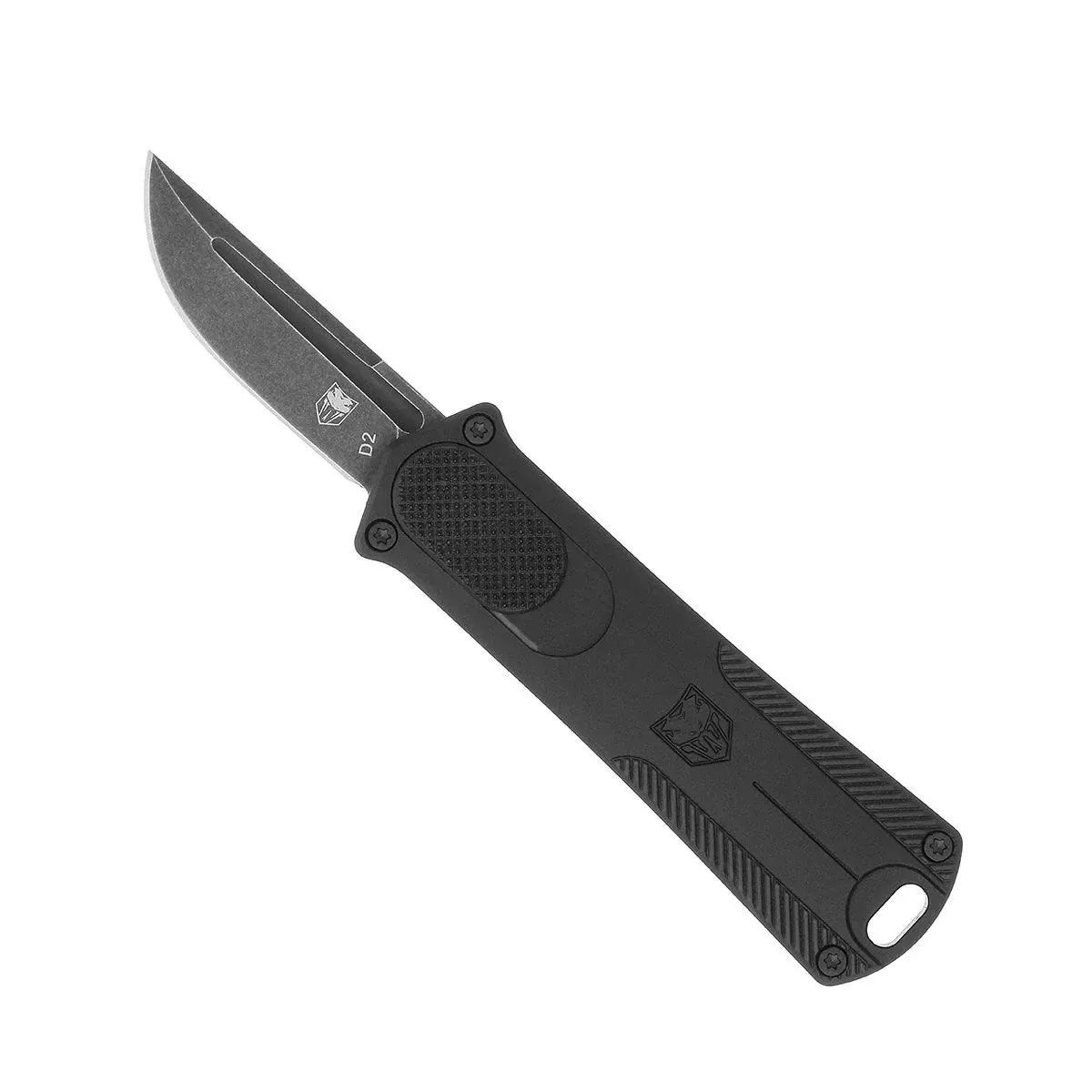 California 952 Black 1.75 inch stonewashed D2 drop Not Serrated Blade