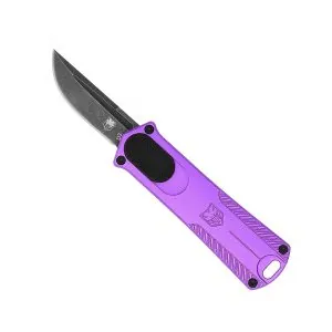 California 952 Purple 1.75 inch stonewashed D2 drop Not Serrated Blade