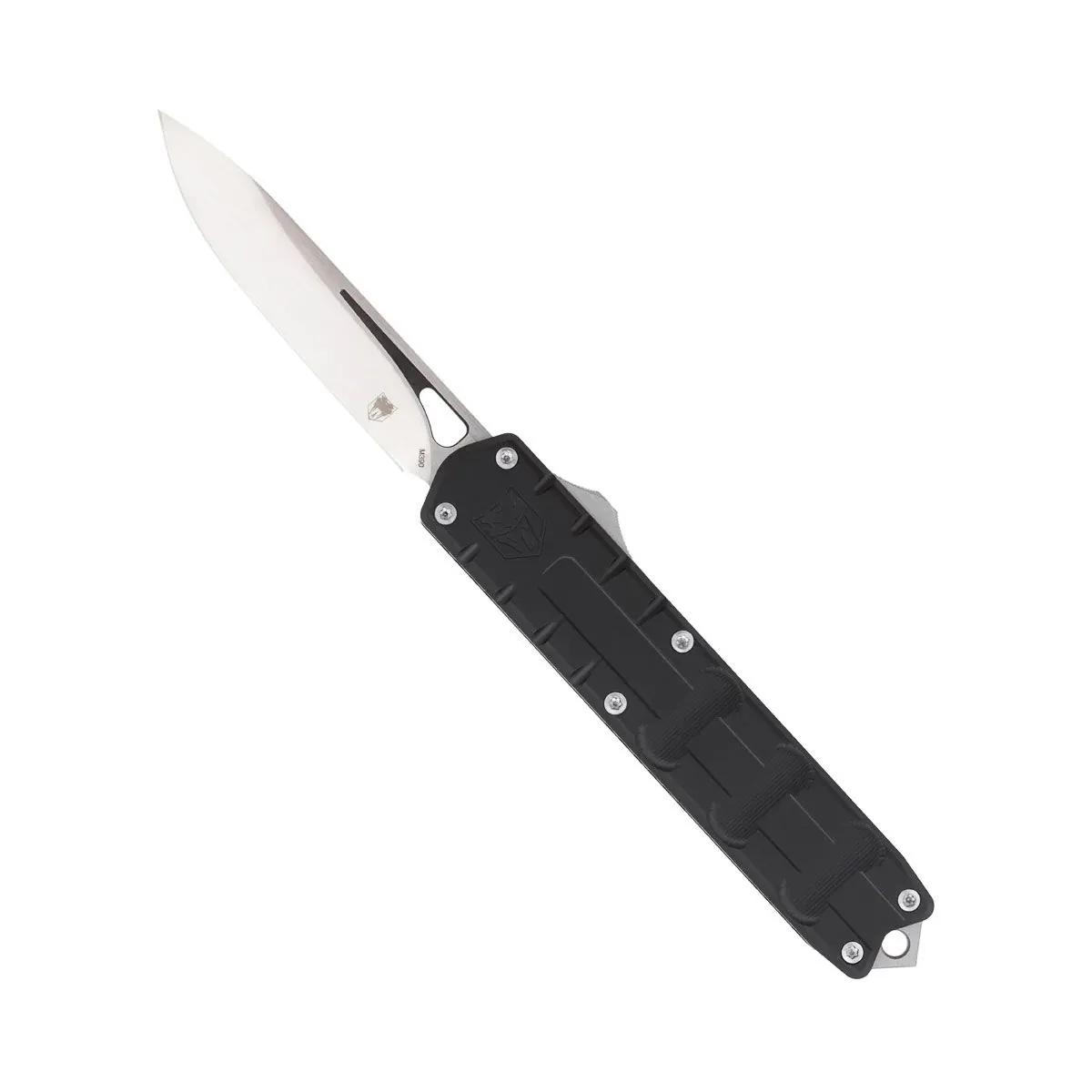 Large Enforcer Black with M390 Drop Not Serrated Blade