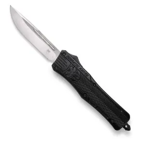 Medium CTK-1 Black OTF with D2 Drop Not Serrated Blade