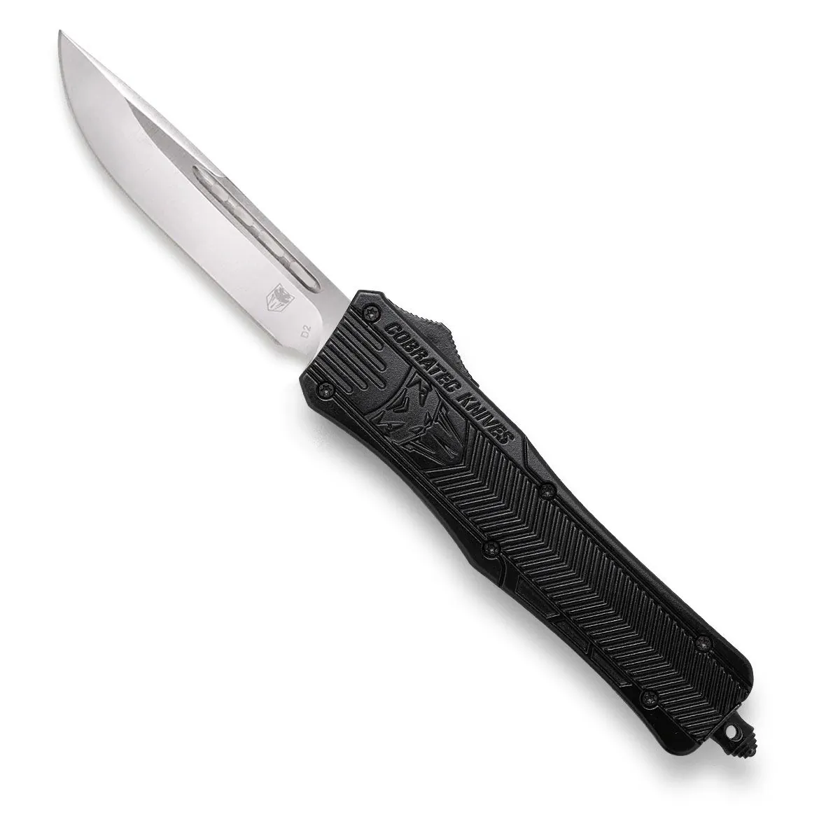 Medium CTK-1 Black OTF with D2 Drop Not Serrated Blade
