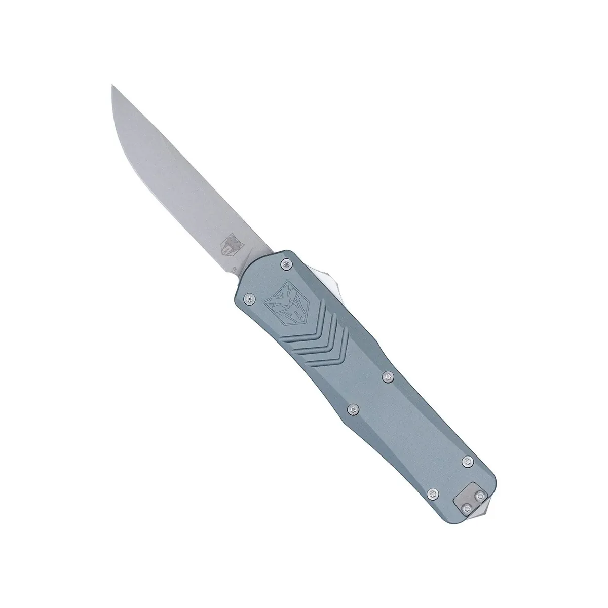 Medium FS-X Gen 3 Grey with Stonewashed D2 Drop Not Serrated Blade