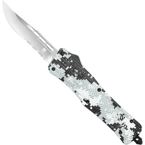 MEDIUM CTK-1 WINTER DIGI TAL CAMO DROP SERRATED
