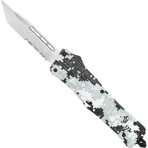 MEDIUM CTK-1 WINTER DIGI TAL CAMO TANTO SERRATED