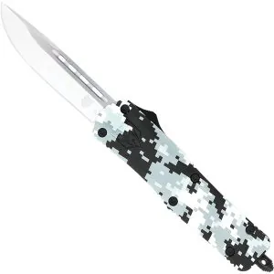 Medium FS-3 Winter Digital Camo Drop Not Serrated