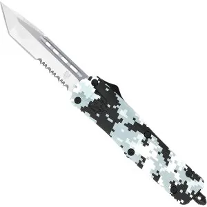 Medium FS-3 Winter Digital Camo Tanto Serrated