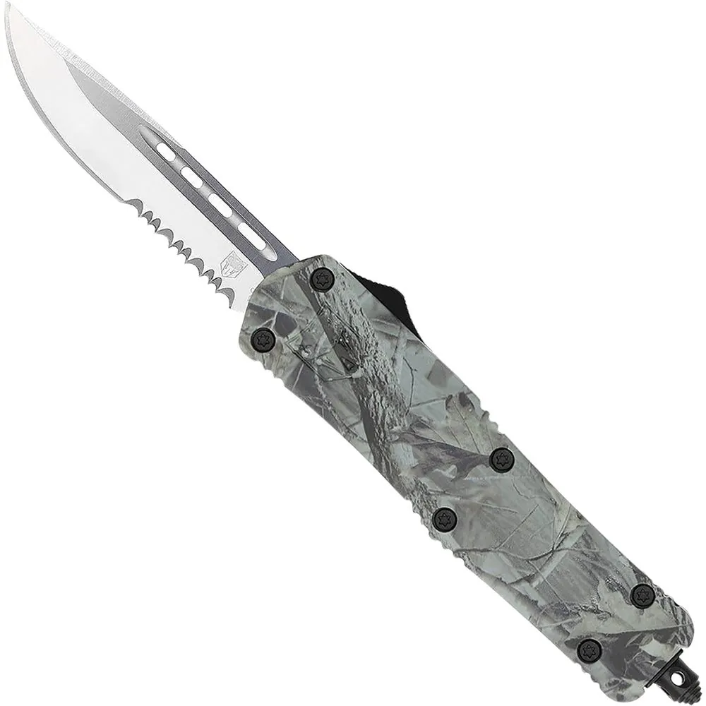 Medium FS-3 Winter Digital Camo Drop Serrated