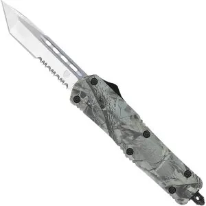 Medium FS-3 Winter Digital Camo Tanto Serrated