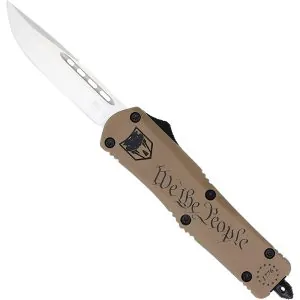 Medium FS-3 Cerakote We The People D2 Drop Not Serrated Blade