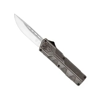 Stonewash Lightweight OTF with D2 Drop Not Serrated Blade
