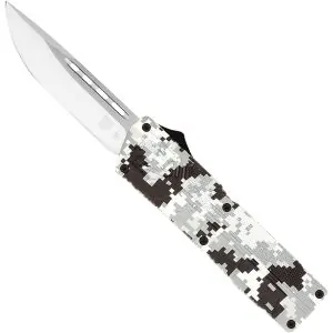 Lightweight Winter Digital Camo Drop Not Serrated