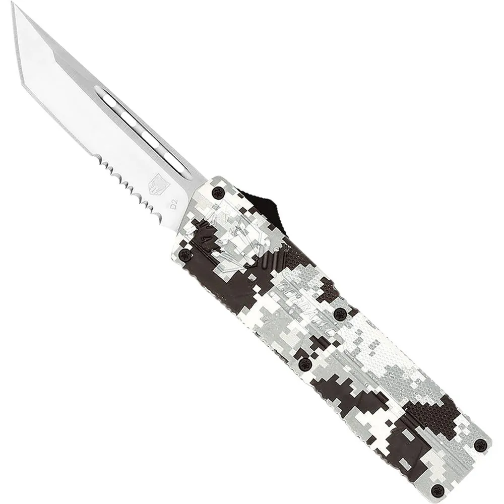 Lightweight Winter Digital Camo Tanto Serrated