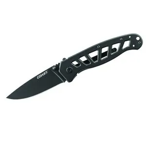 COAST Products FDX302 1919 Double Lock Folder 7cr17 Stainless Steel Blade Folding Pocket Knife - Steel
