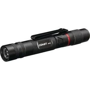 COAST Products HP2R 280 Lumen Rechargeable Penlight with Twist Focus - Black