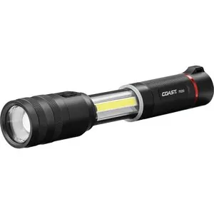 COAST Products 2000 Lumen PX200R Rechargeable LED Flashlight - Black