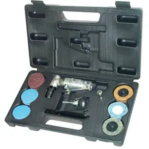 Chicago Pneumatic GRINDER AIR MINI ANGLE W/12 2" DISCS & CASE