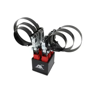CTA MANUFACTURING 6 Piece Oil Filter Wrench Set with Stand