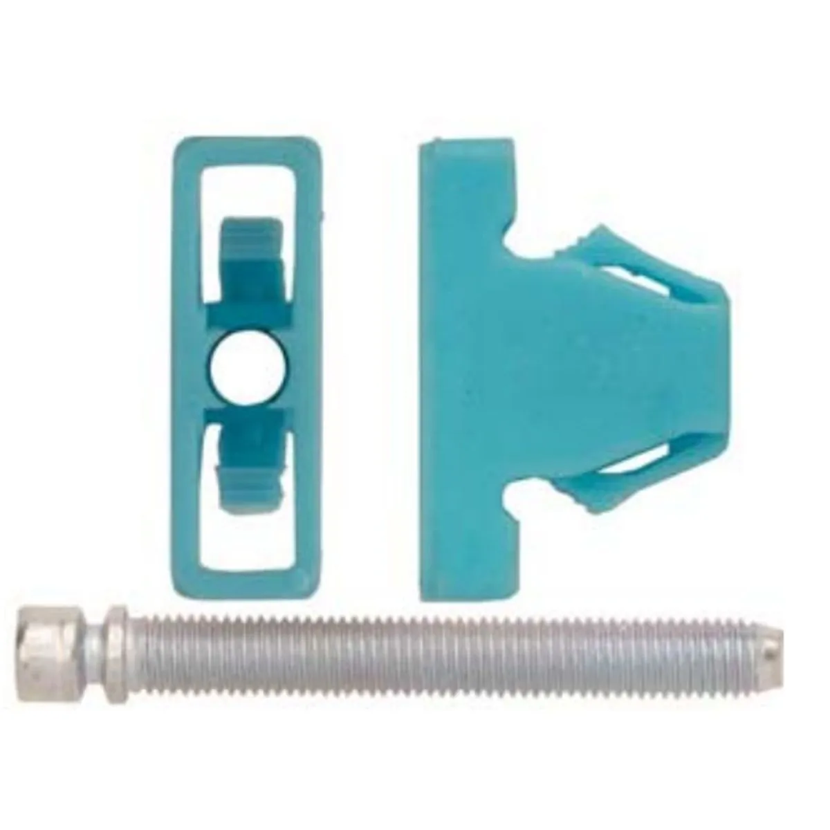 Disco Automotive Hardware Blue Nut with 12-28 x 1 3/4" Screw