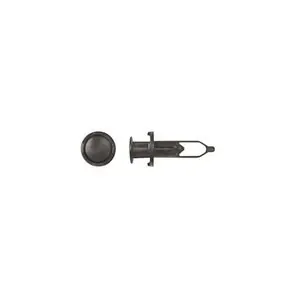 Disco Automotive Hardware 10628PK Push-Type Retainer, 31 mm L Stem x 23/64 in Hole, Nylon, Black