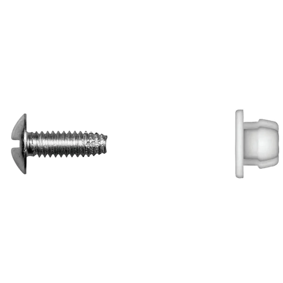 Disco Automotive Hardware 1/4"-20 x 3/4" Truss Slot With Nylon Nut